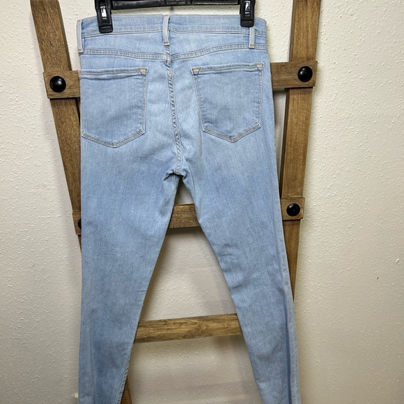 Frame Denim Light Blue Skinny Jeans - Picture 5 of 7